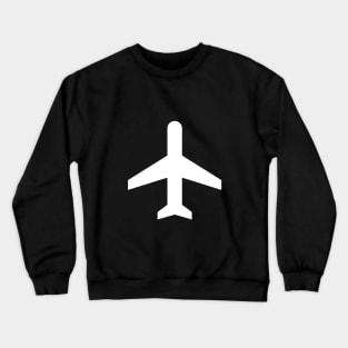 Minimalistic airplane #minimalism Crewneck Sweatshirt